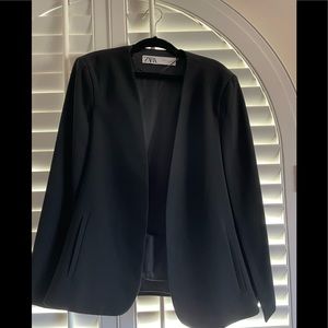 Zara Cape Style Blazer in Black Size XS